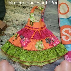 Blueberi Boulevard 12 Month Dress